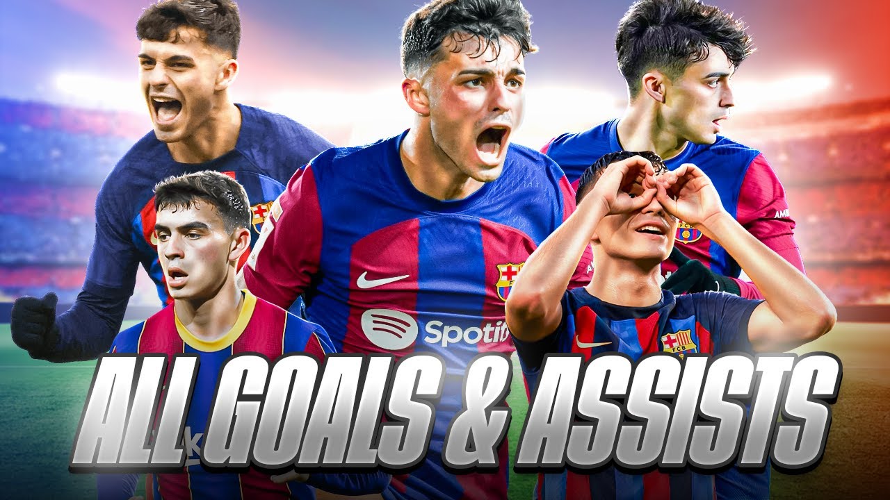 &iexcl;TODOS los GOLES y ASISTENCIAS de PEDRI!