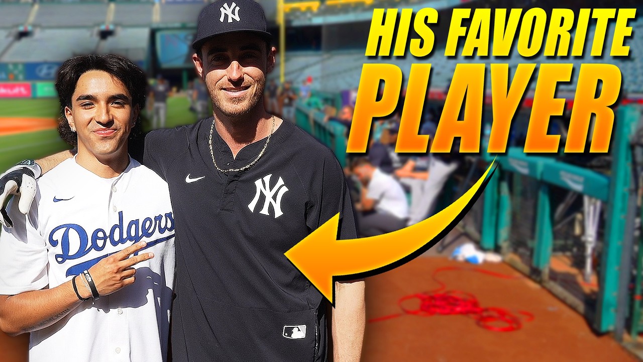 LIL' KERSH MEETS HIS FAVORITE PLAYER EVER!