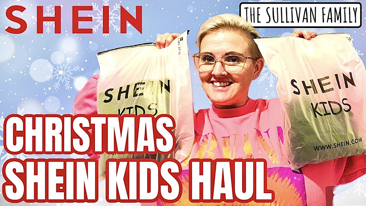 SHEIN KIDS CHRISTMAS CLOTHING HAUL | VLOGMAS DAY 2 | The Sullivan Family