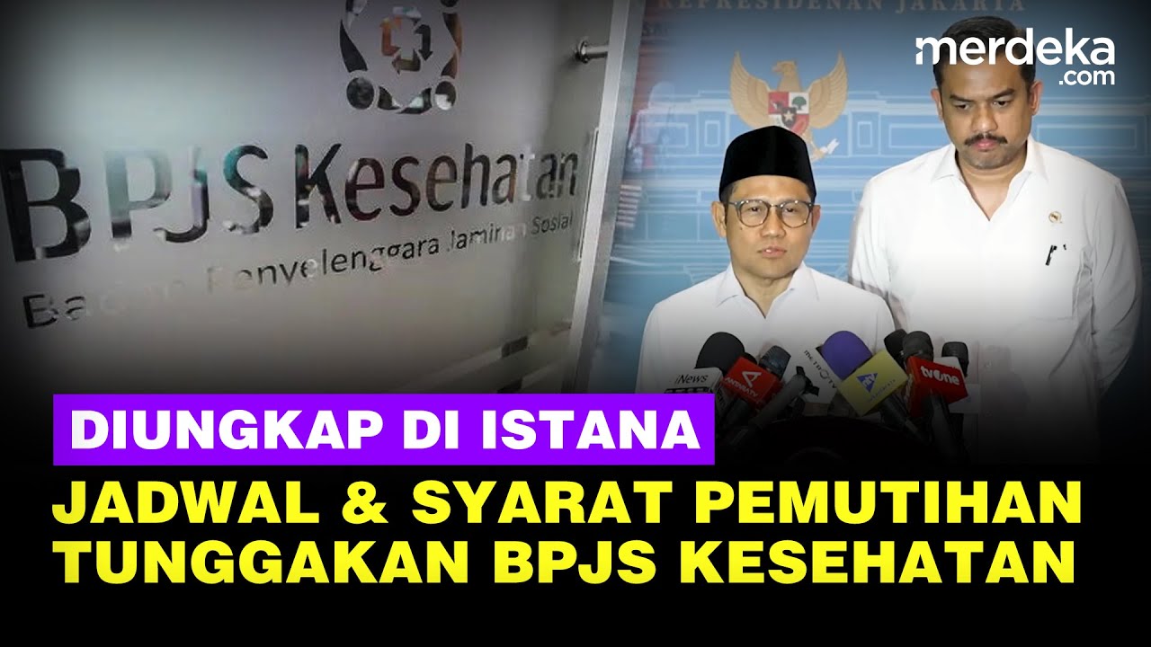 Dipanggil Prabowo, Cak Imin Beberkan Jadwal & Syarat Pemutihan Tunggakan BPJS Kesehatan Tahun ini