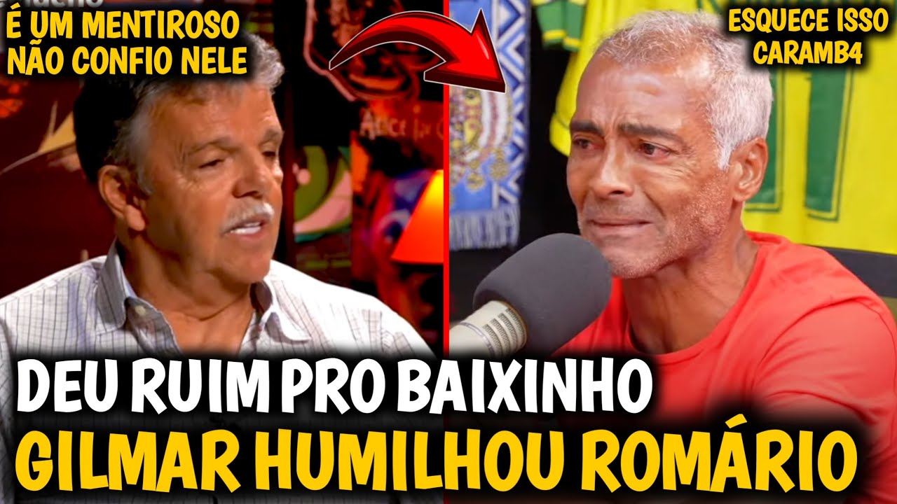 💥TRETA! GILMAR RINALDI MANDOU NO MEIO E FALOU PORQUE NAO GOSTA DO ROMÁRIO AO VIVO| VEJA