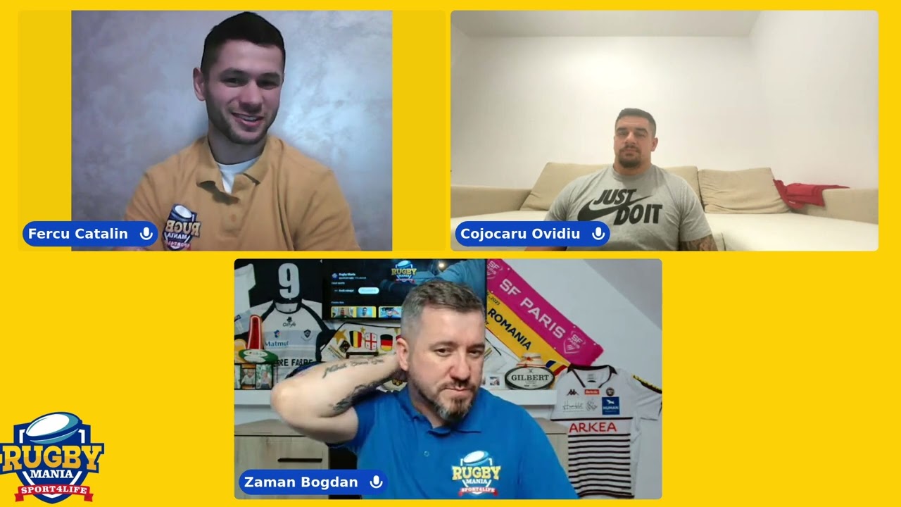 Rugby Mania Ep.83, invitați: Ovidiu Cojocaru și Cătălin Fercu