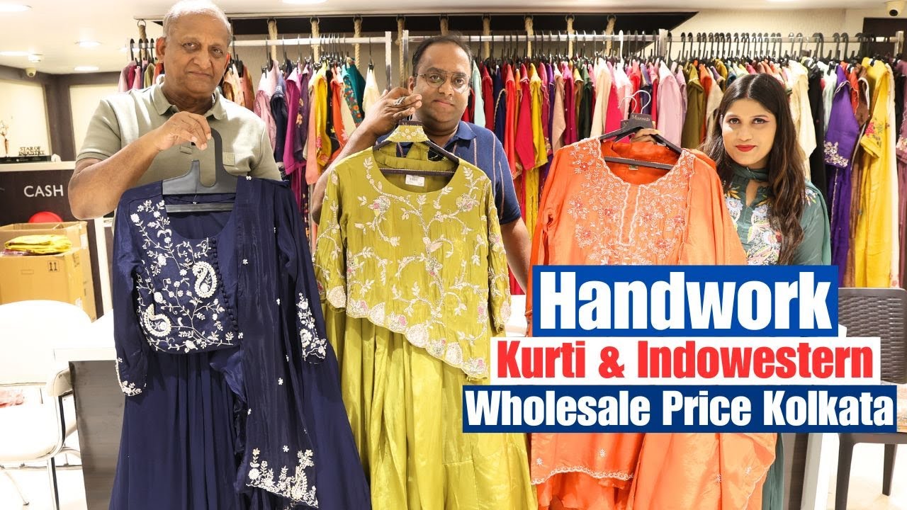 Handwork Kurti & Indowestern Manufacturer in Kolkata New Market | Mansaa Couture LLP