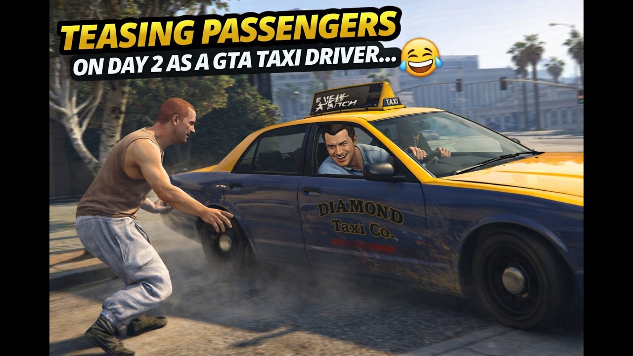 Teasing GTA Passengers Before They Enter the Taxi 😂 Day 2