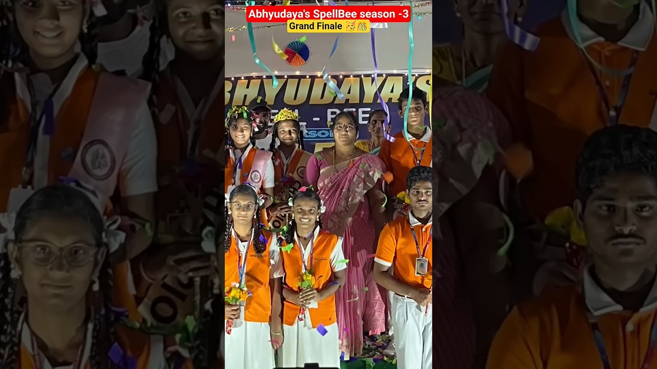 Abhyudaya's Spell Bee Season-3 Grand Finale Highlights #abhyudayaschool #school #admissionsopen