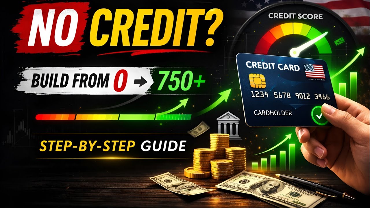 How to Build Credit from 0 in America 🇺🇸 (Step-by-Step Beginner Guide)  #moneydecodedusa 