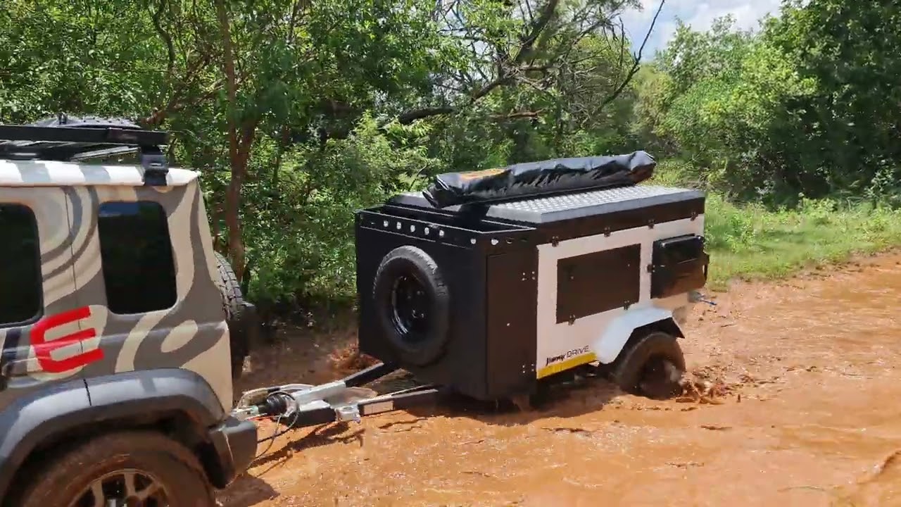 JimnyDRIVE Camping Trailer  The Ultimate Lightweight Off-Road Trailer for Suzuki Jimny & Small SUVs!