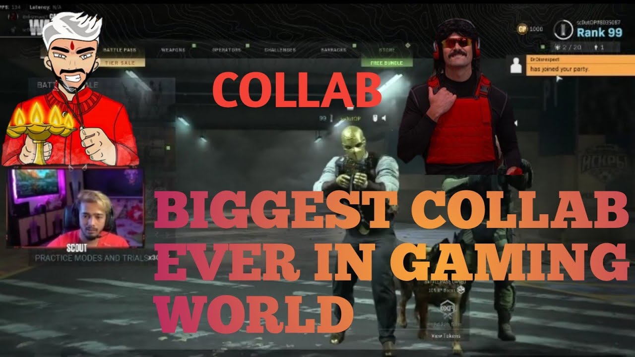 BIGGEST COLLAB EVER IN GAMING WORLD || scOut collaboration with DrDisRespect.