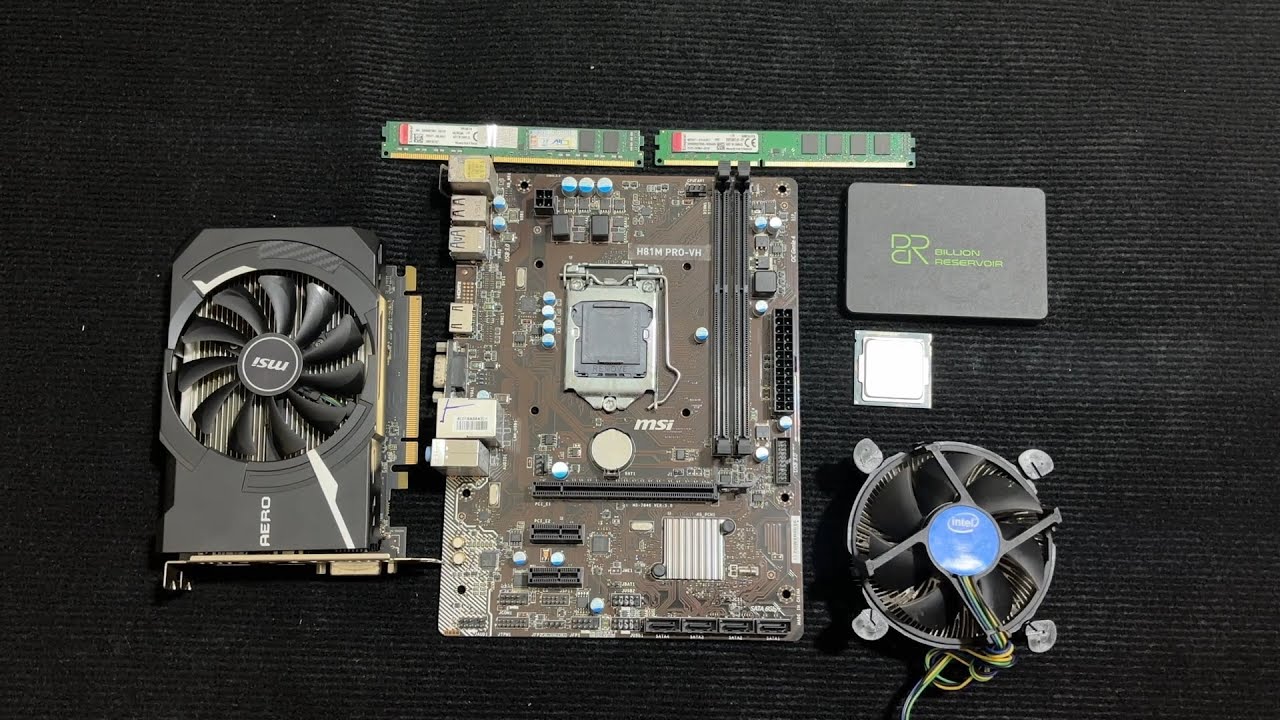Сборка бюджетного игрового ПК на базе i5 4460 и RX 550