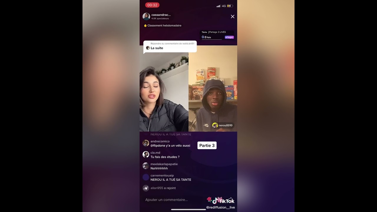 Nerou live (tiktok story)