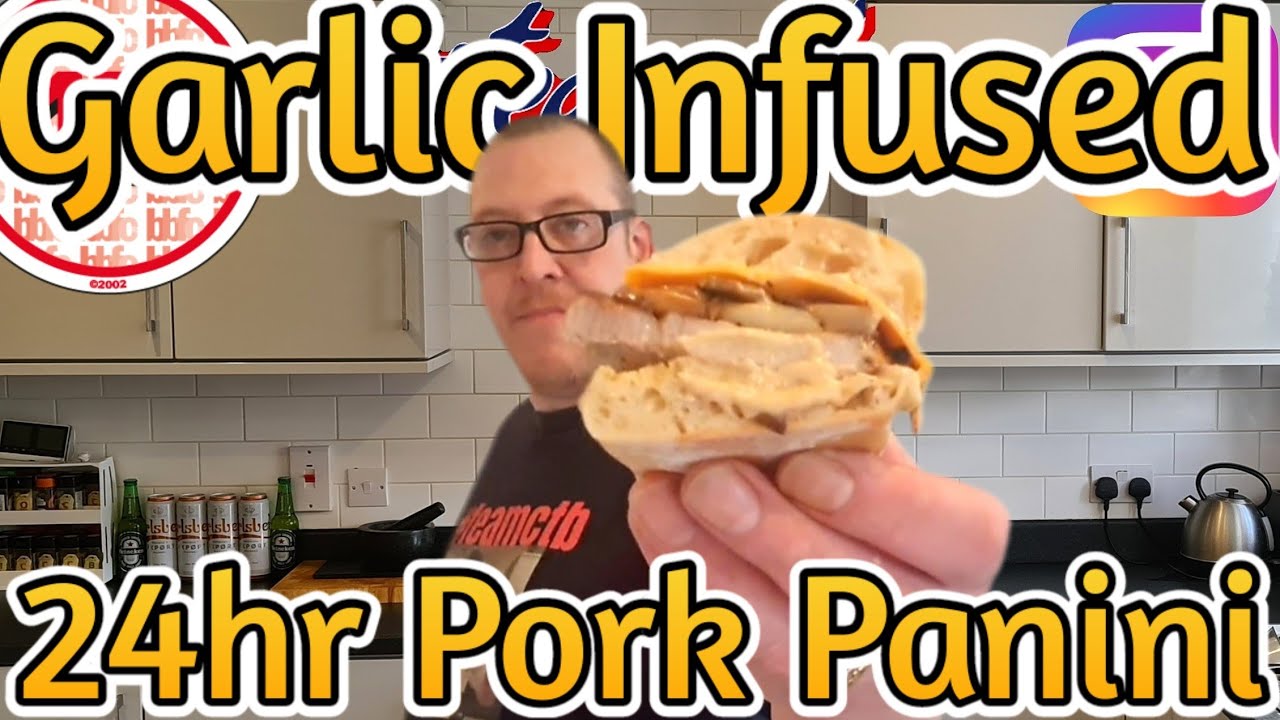 Garlic Infused Pork Panini | The 24Hr Sandwich