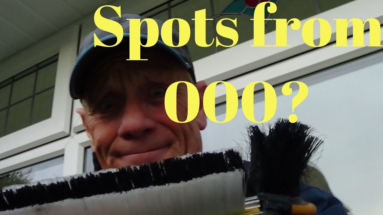 Spots from 000? - Pure water window cleaning