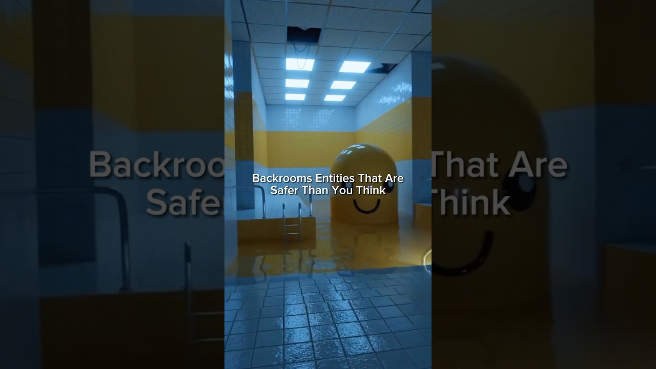 😁Entities That Are Safer Than You Think😁 #backrooms #poolrooms #liminalspace #dreamcore #weirdcore
