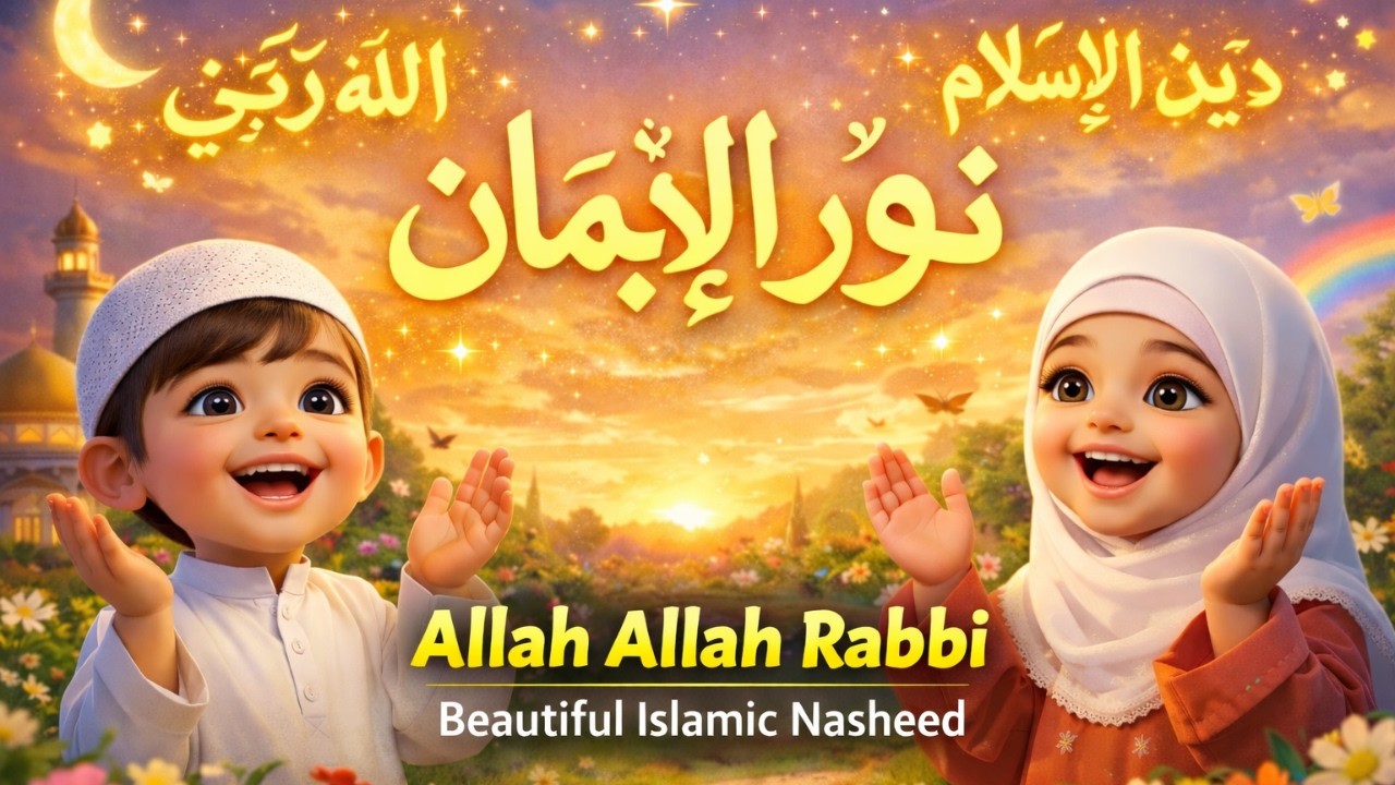 Beautiful Arabic Nasheed for Kids 🌙 Islamic Nasheed | Allah Allah Rabbi #islamic nasheed