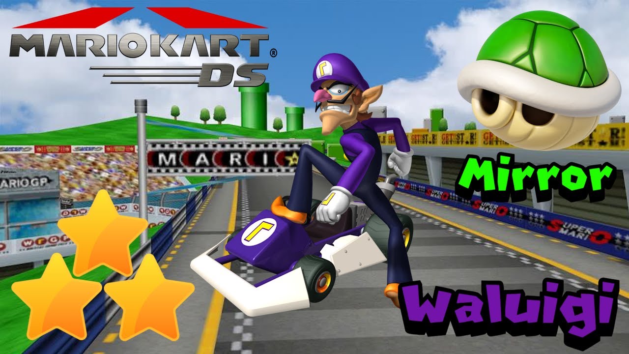 Mario Kart DS Shell Cup Mirror (3 Star Rank)