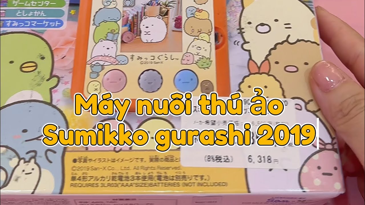 [Unbox]Khám phá máy nuôi thú ảo Sumikko 2018-2019