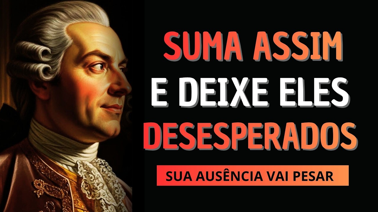 Desapareça dessa forma e deixe os desesperado - Estoicismo