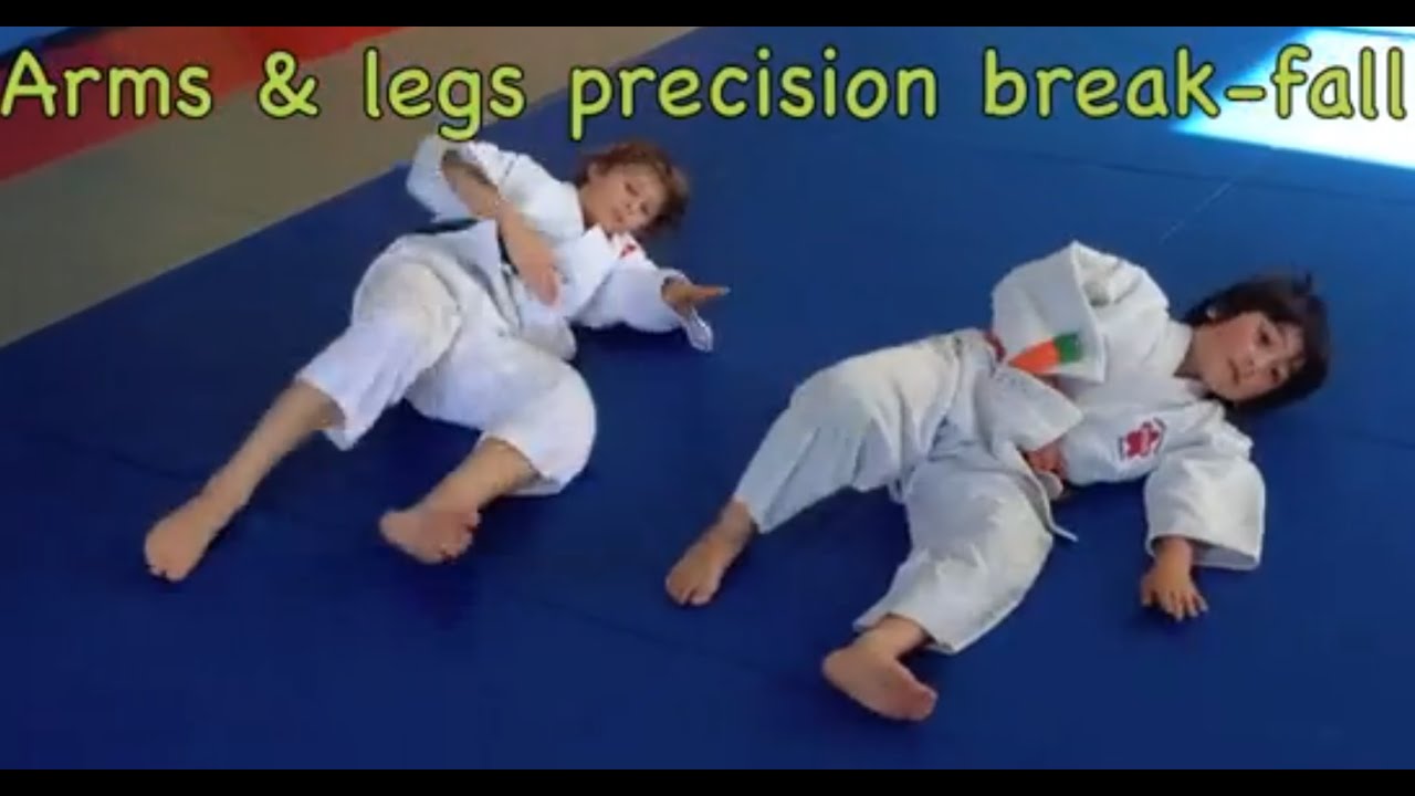 SIDE BREAK-FALL 9 skill drills,   Yoko Ukemi, for judo coaches