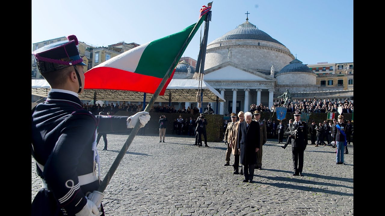 Mattarella al giuramento allievi del 230° Corso della Scuola Militare Nunziatella