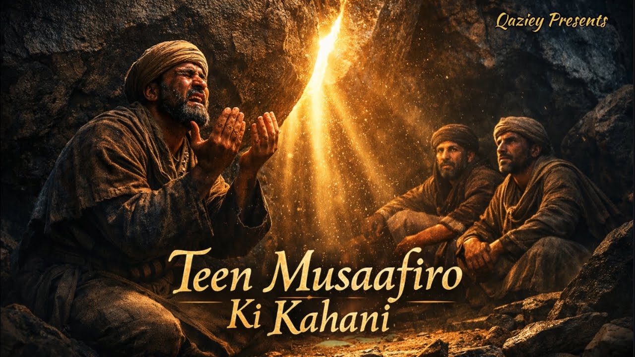Ghaar me phanse teen aadamiyon ka waqia - amal me akhlaas (sahi al bukhari wa muslim)