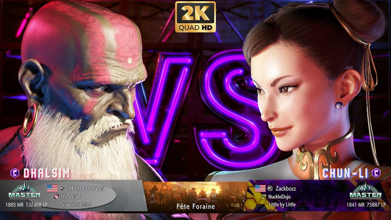 Street Fighter 6 🔥 FCHAMPRYAN (DHALSIM) VS Zackbozz (CHUN-LI) 🔥 Ranked Match 🔥 SF6 [2K ACTION]