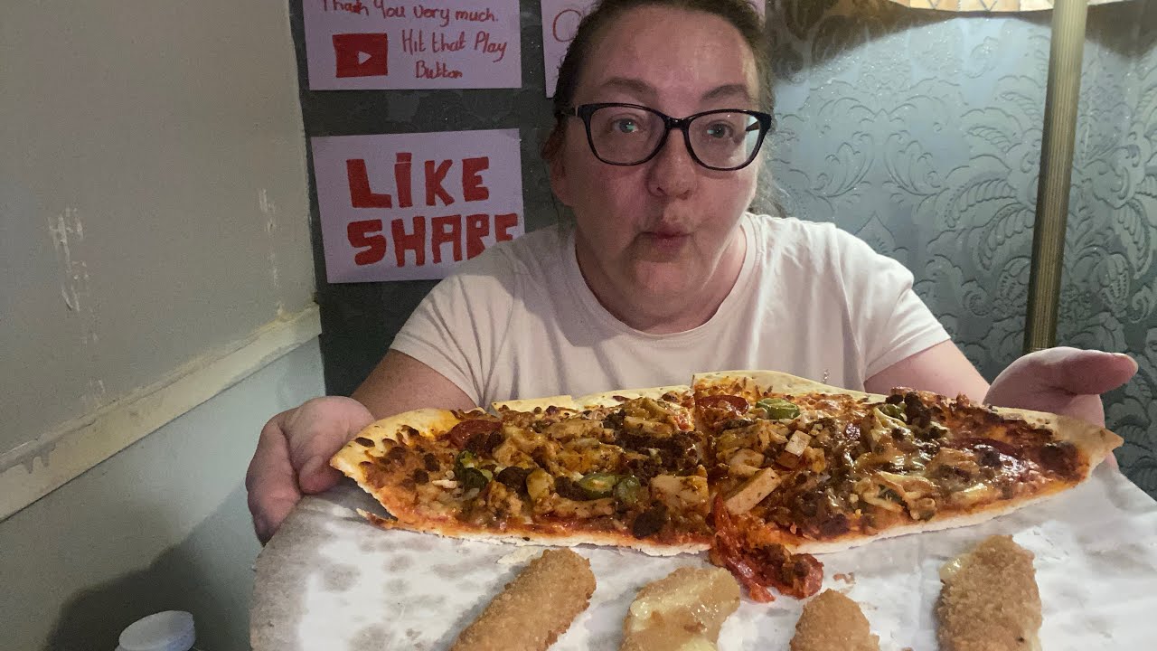 Пицца и палочки из моцареллы от ASDA Meal Deal #мукбанг #еда #еда