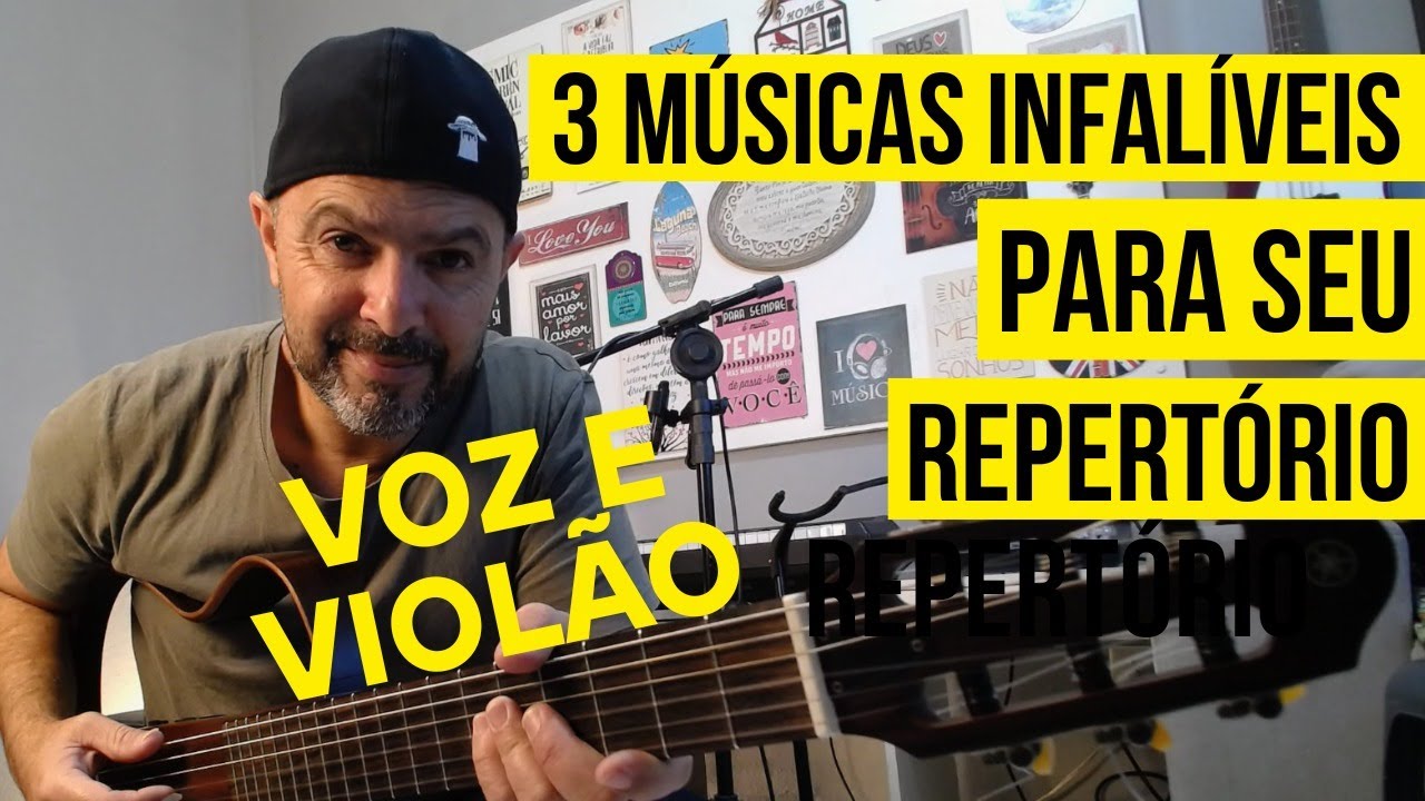 SEU REPERTÓRIO VAI BOMBAR. ( 3 MÚSICAS QUE VOCÊ PRECISA TOCAR NO VIOLÃO).