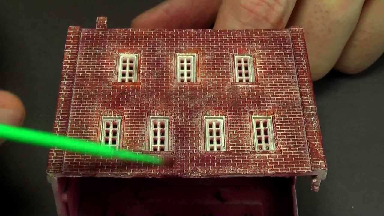 N Scale Detail & Weathering Brick Buildings Part 2 How to