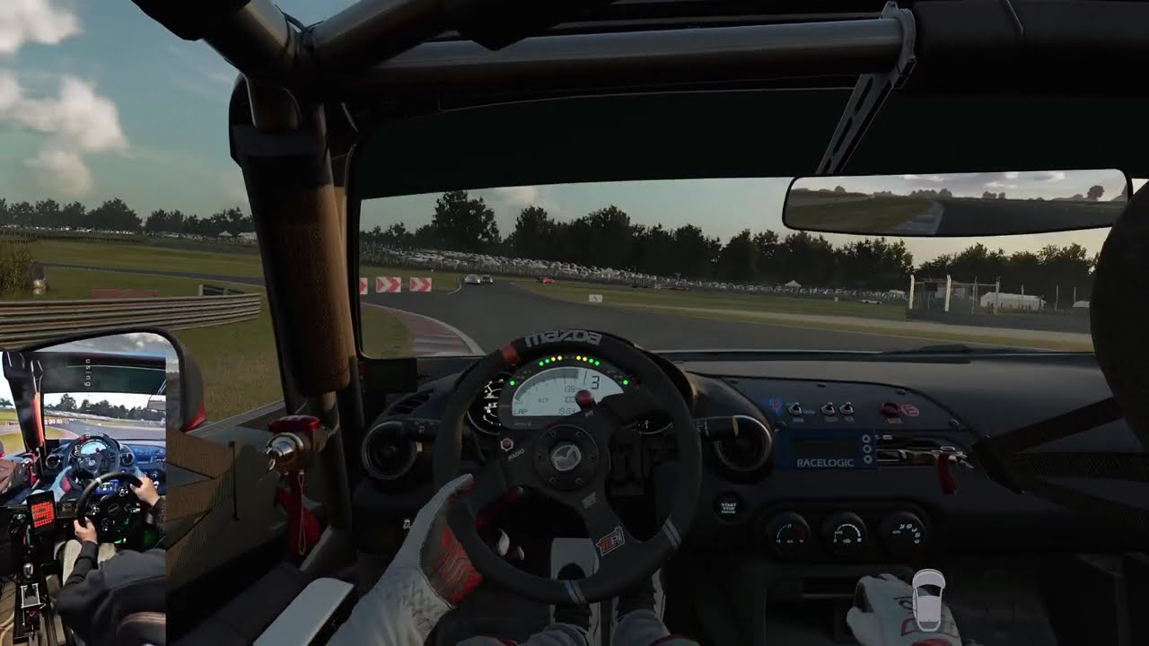 Mazda MX-5 ND Global Cup – Manual / Oulton Park Foster layout / Asetto Corsa Evo 0.5 / MozaR12 