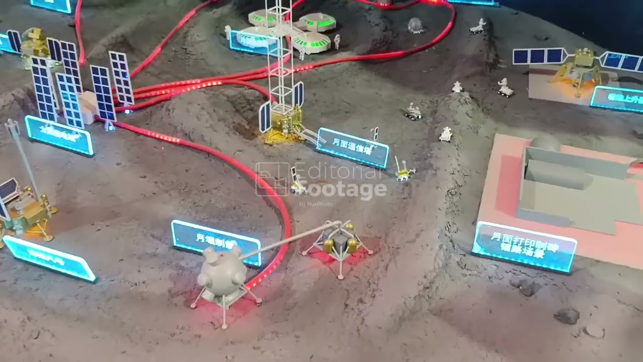 Chinese Lunar Research Station Sand Table - 11/11/2025