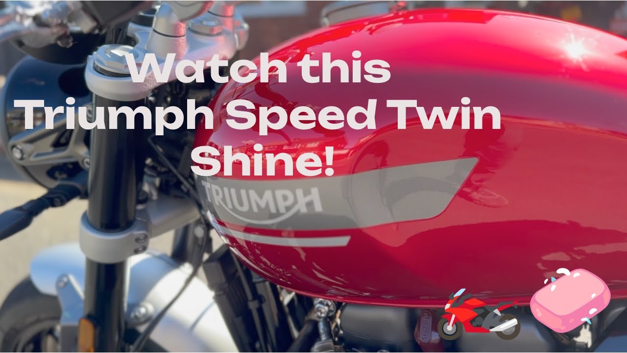 Triumph Speed Twin - ultimate detail - 🏍️🧼