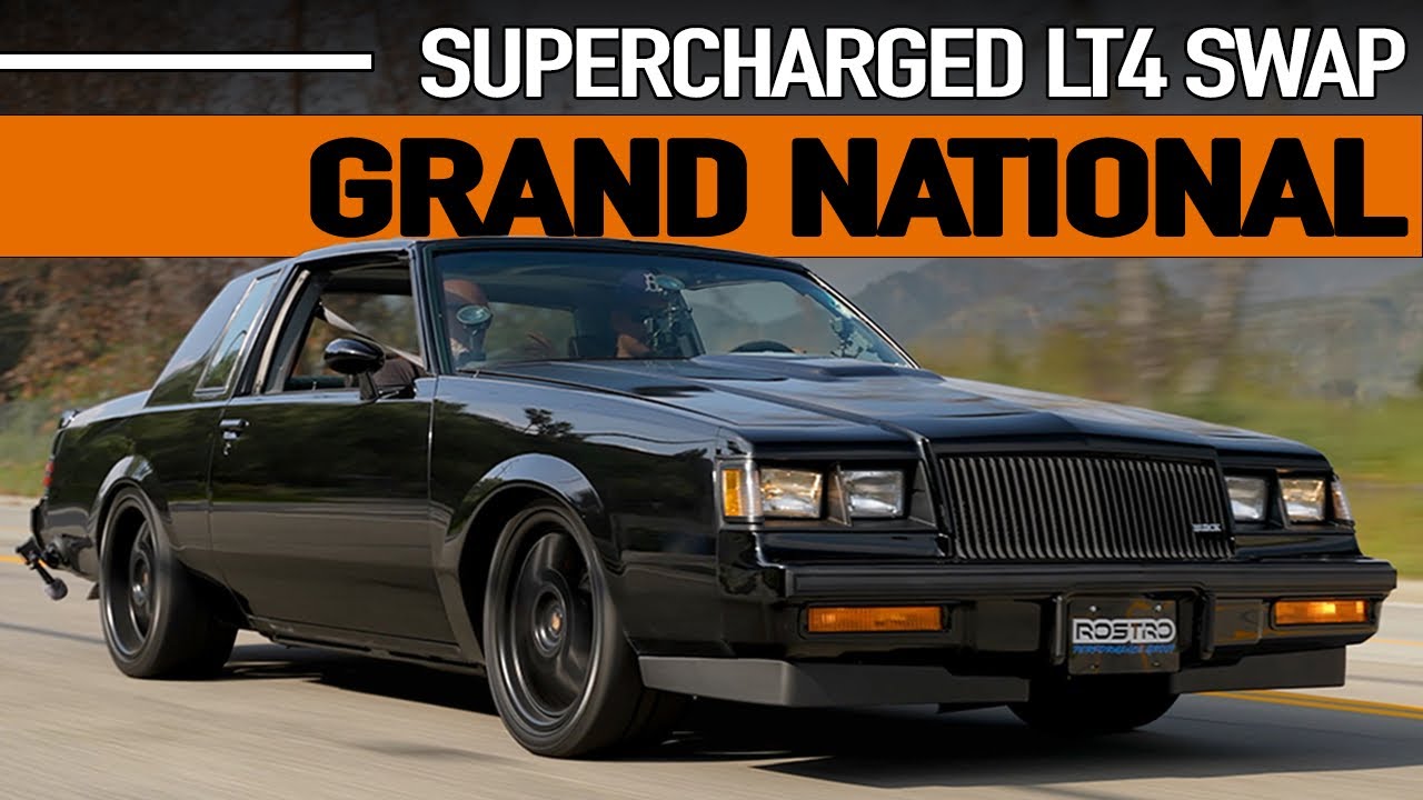 Зловещий Buick Grand National мощностью 600 л.с. с наддувом [4K]