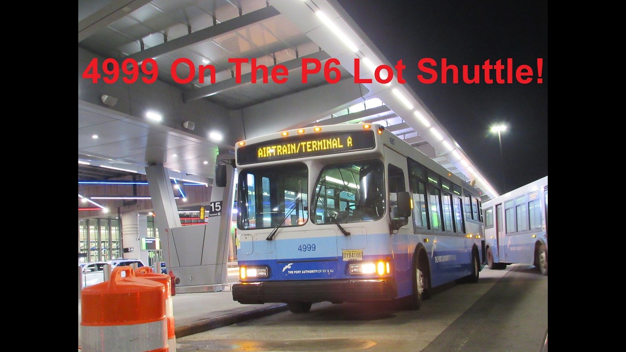NeoplanDude | Port Authority of NY & NJ 2007 Orion VII #4999 On The P6 Lot Shuttle!