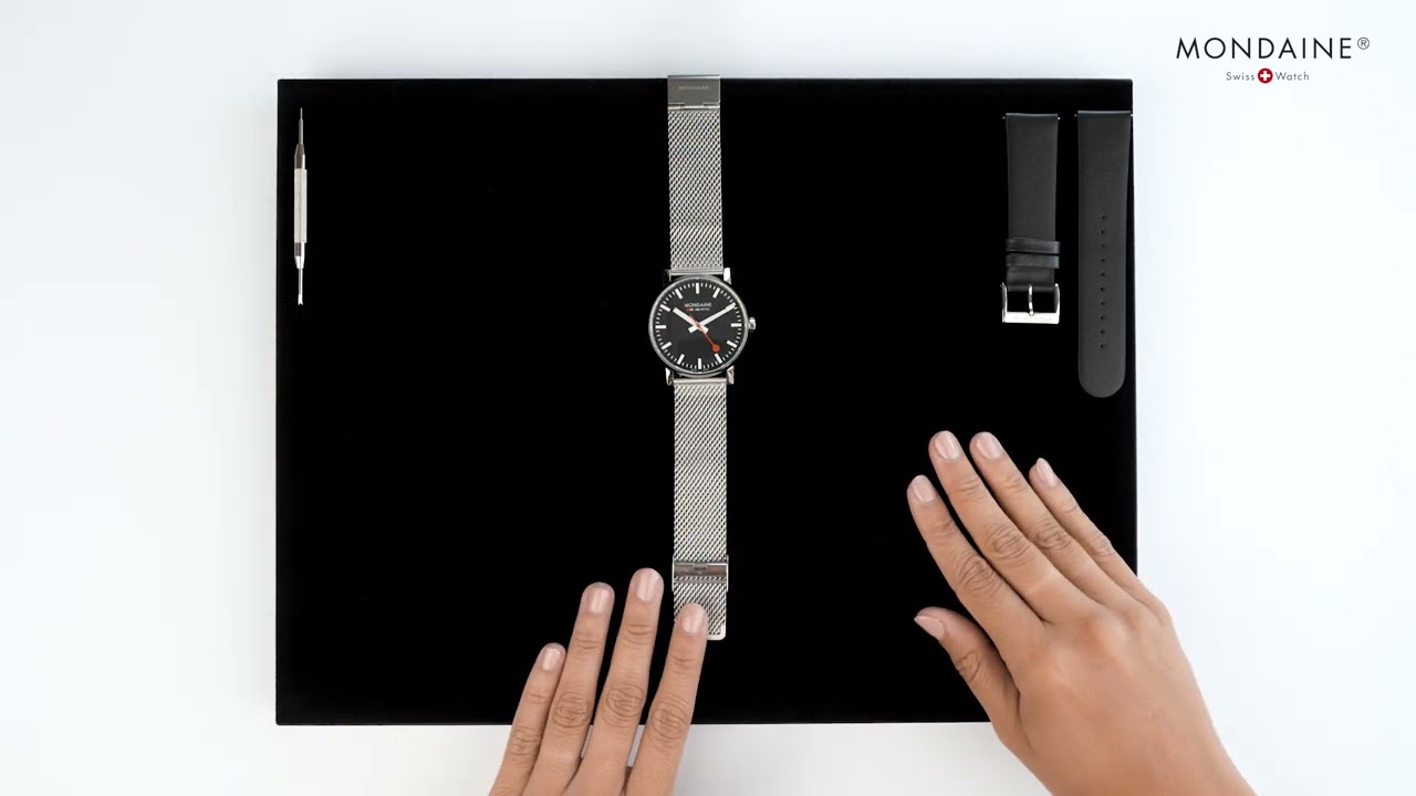 MONDAINE | How to change a strap?