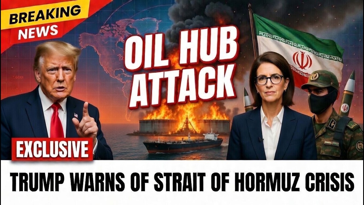 BREAKING: Trump Warns Iran as Fire Hits UAE Oil Hub After Kharg Island Strike