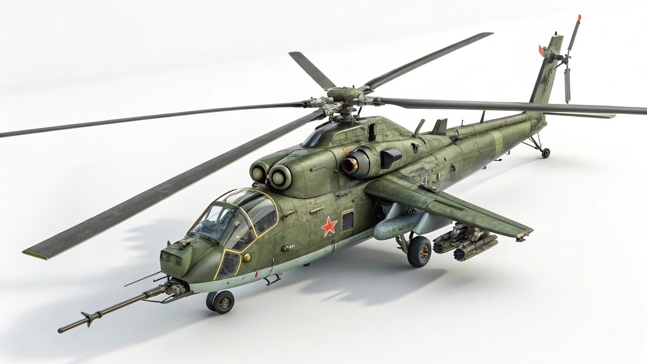 Mil Mi-24 «Hind» — легендарный ударный вертолёт