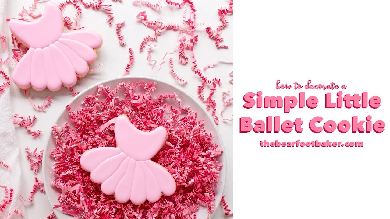 How to Decorate a Simple Little Ballet Cookie
