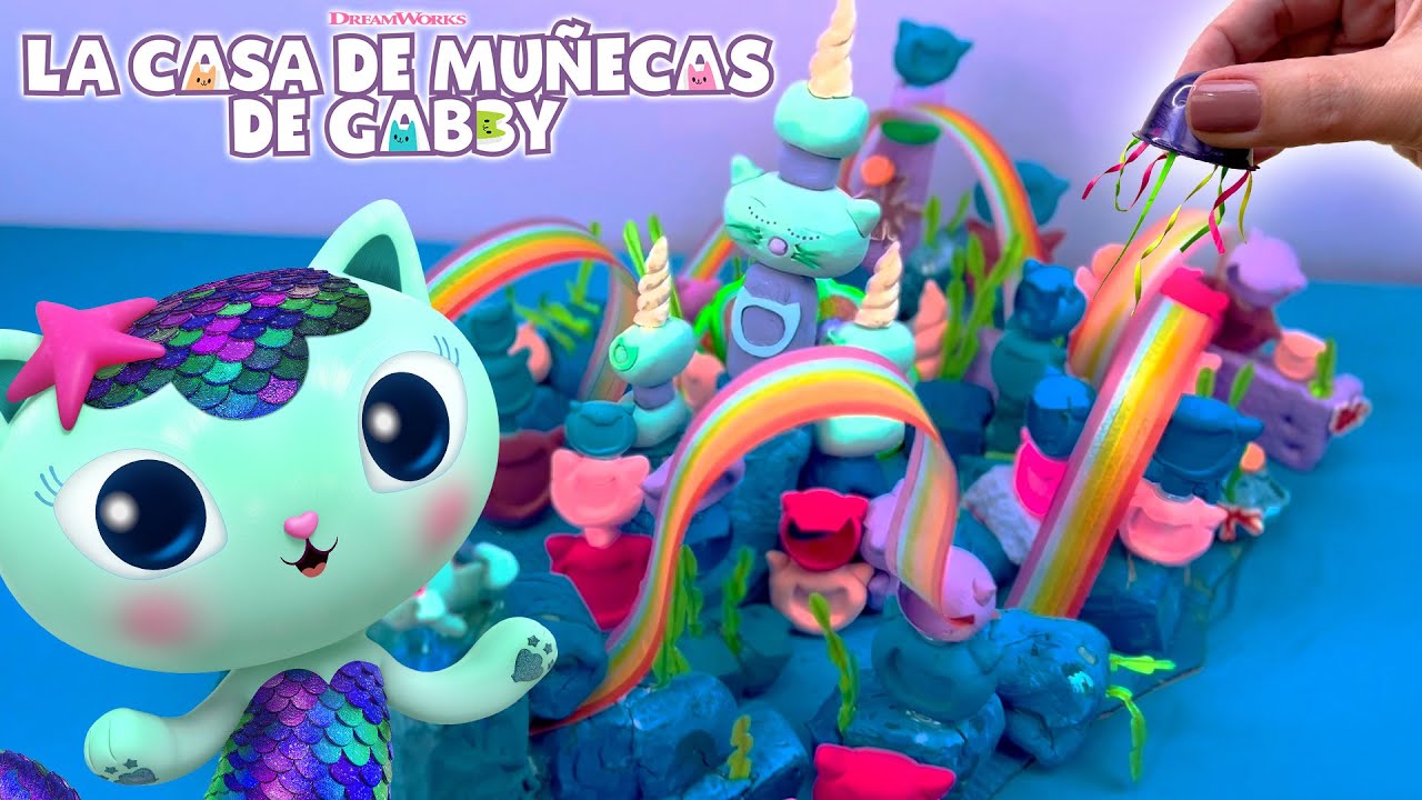 Recrea este PARAÍSO SUBMARINO de sirenas desde LA CASA DE MUÑECAS DE GABBY