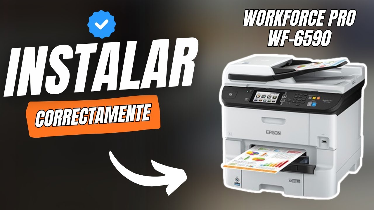 Cómo instalar  impresora EPSON WorkForce Pro WF-6590 ✅