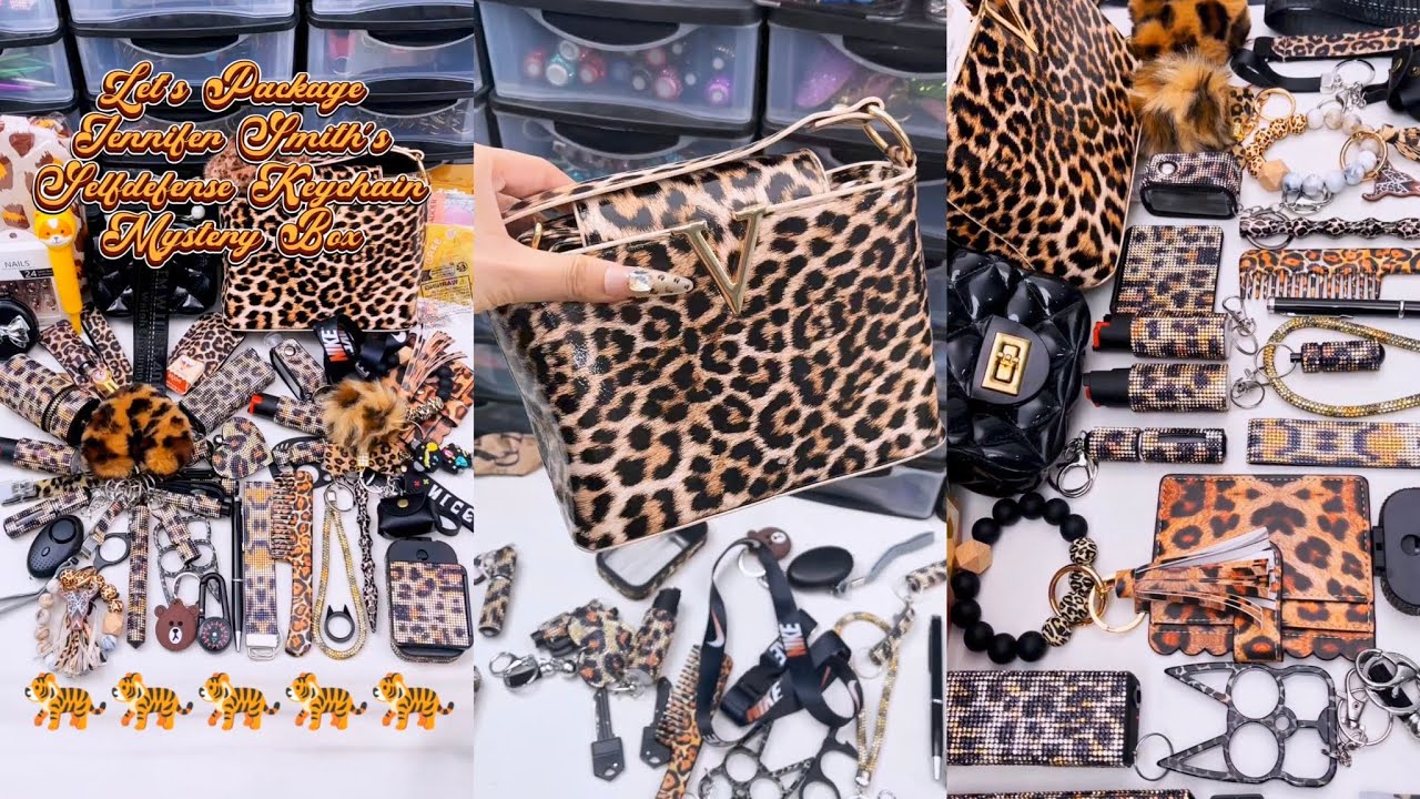 Leopard #asmrpackaging #mysterybox#luckyscoop #selfdefensekeychain #safetytips #packingorders #gift 