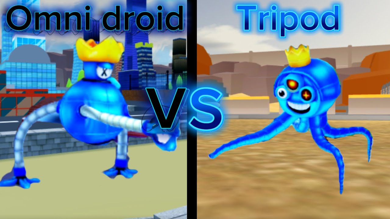 Which alien robot species is better? Tripods or Omni droids. Roblox morph world