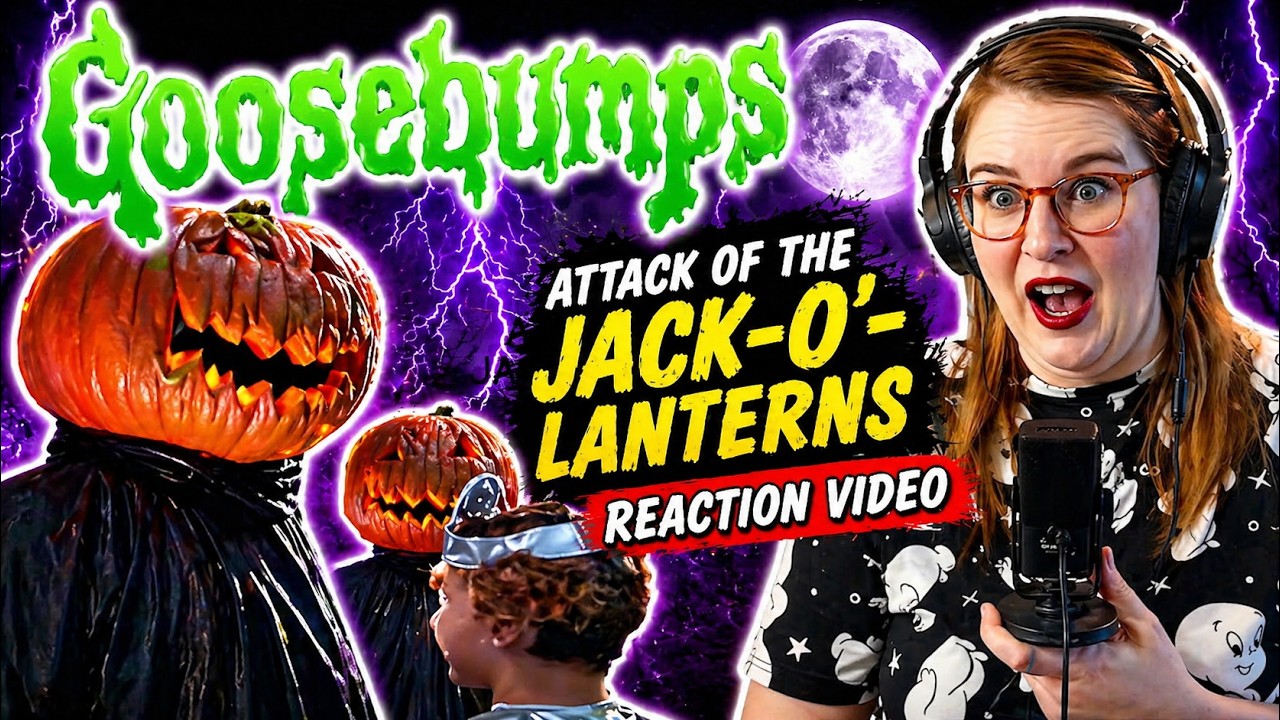 GOOSEBUMPS - ATTACK OF THE JACK-O'-LANTERNS (1995) REACTION VIDEO AND REVIEW FIRST TIME WATCHING!