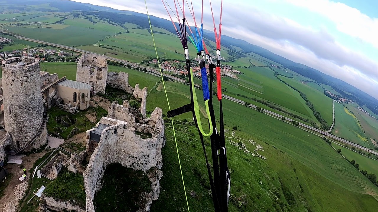 paragliding, Spišský hrad, Slovakia 16.6.2020, AirDesign Rise 3