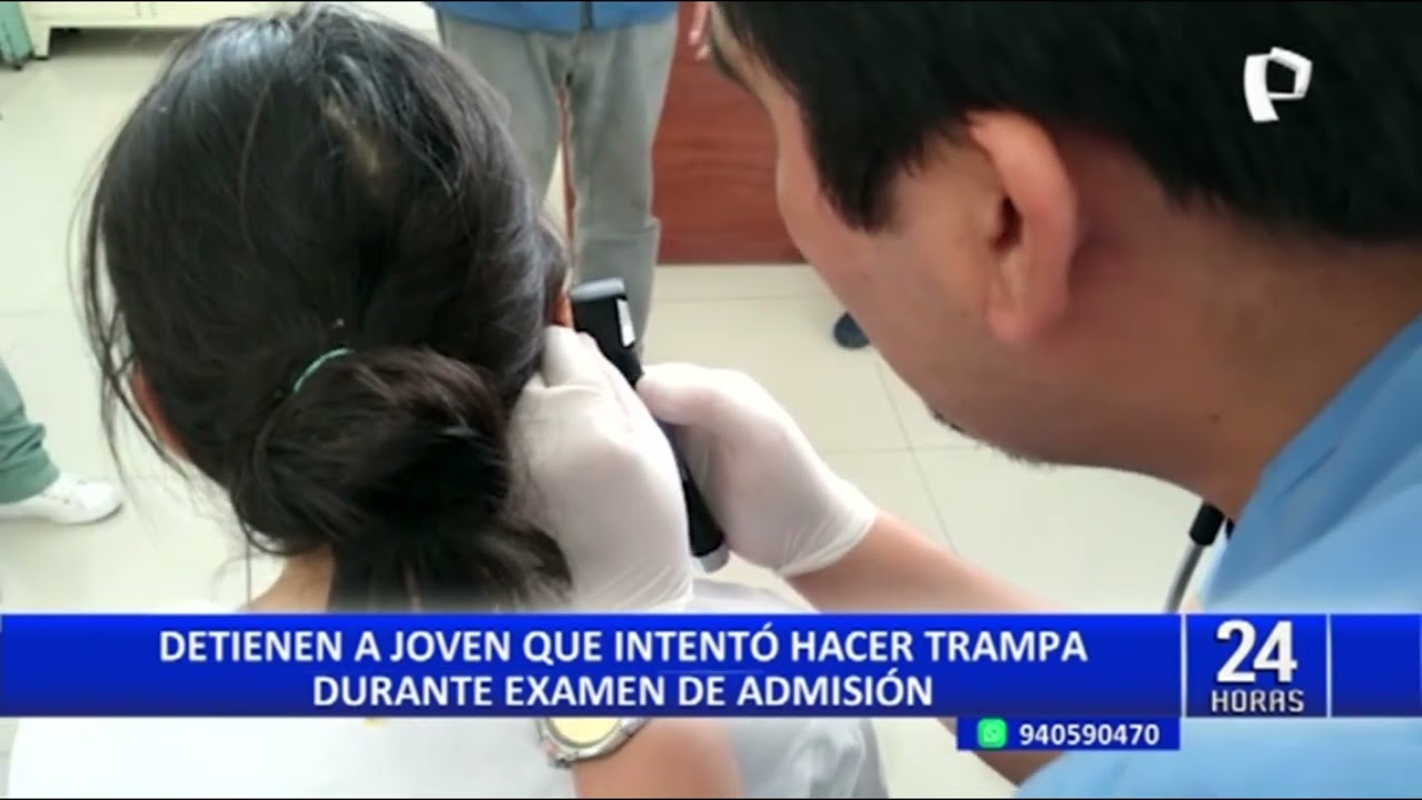 Intervienen a menor con dispositivos electrónicos en examen de admisión de San Marcos