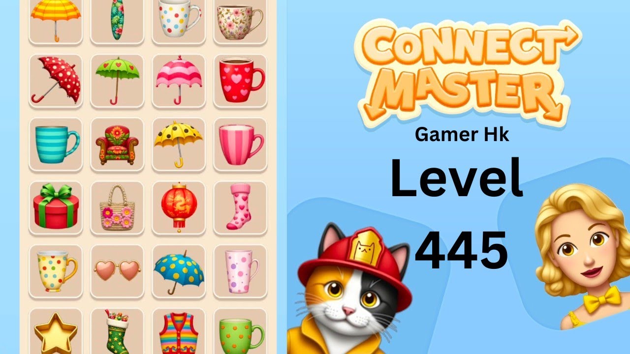 Connect Master level 445 hard level Walkthrough Solution 