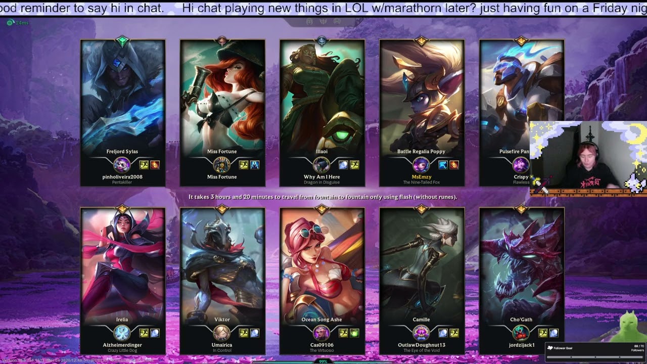 Sleepy Chill Stream Friday TFT,Swiftplay,Aram(League Of Legends)
