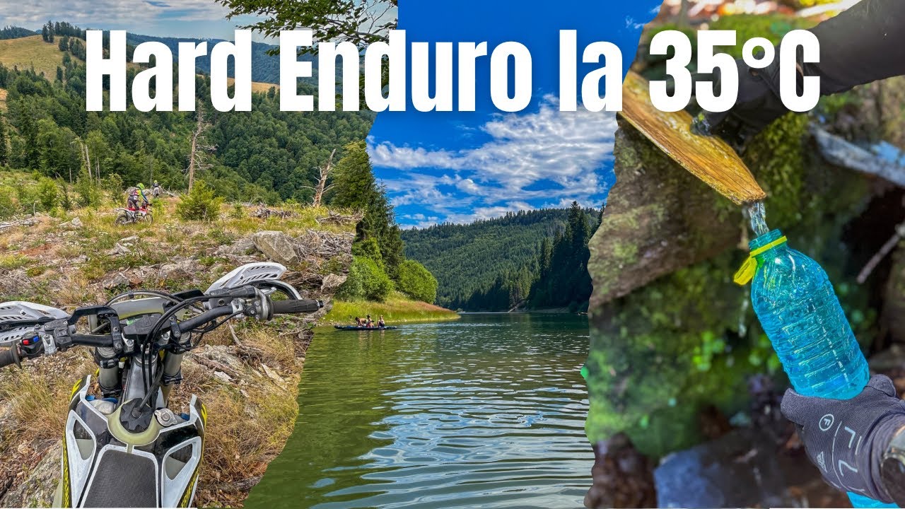 🔥 Hard Enduro la 35°C → La scăldat in Lacul Drăgan 🌲💦