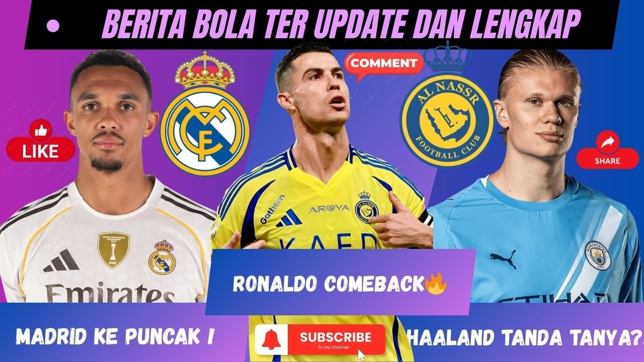 🔥 RONALDO BALIK & CETAK GOL | TRENT ALEXANDER-ARNOLD LANGSUNG ASSIST | HAALAND BIKIN DEG-DEGAN! ⚽