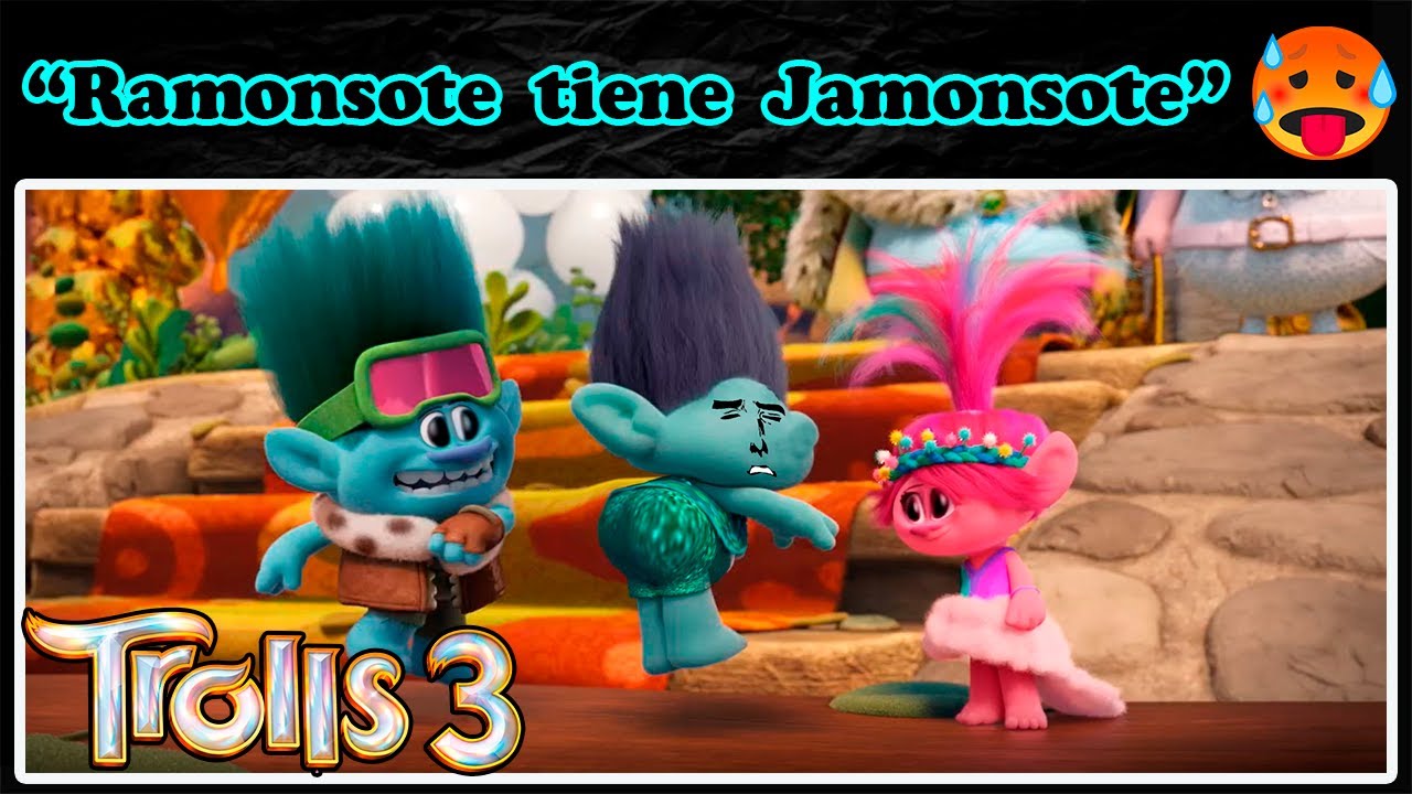 TOP 5 MOMENTOS XD Trolls 3 🤣😳
