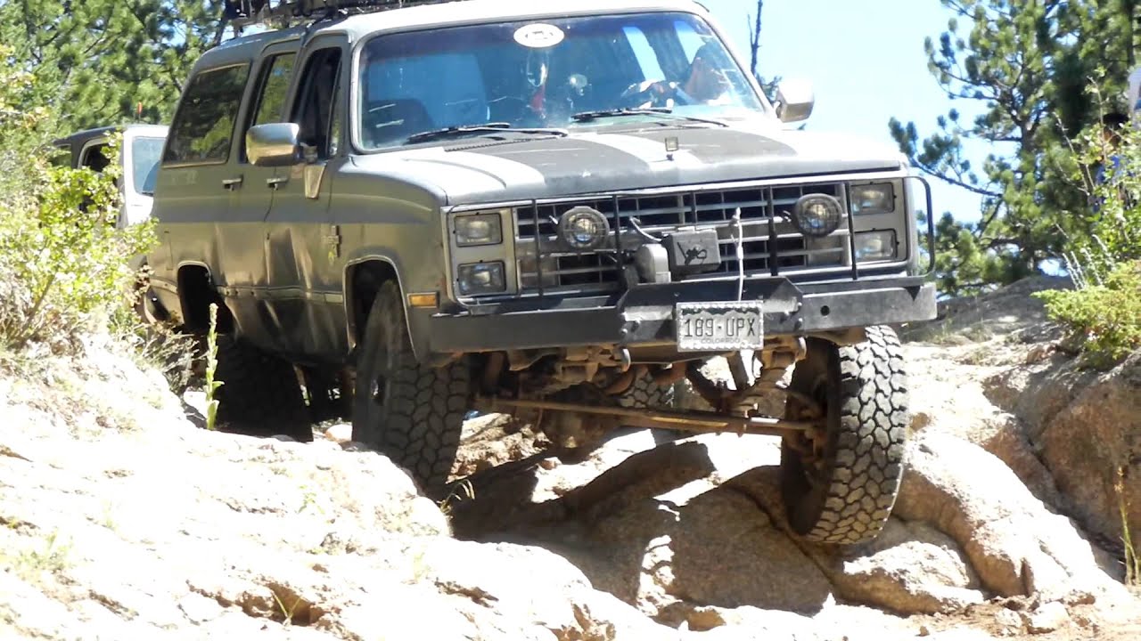 suburban 4x4 off roading with Front Range 4x4